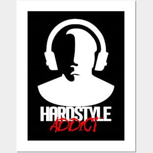 Hardstyle Addict - White Posters and Art